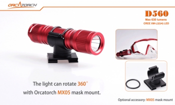 OrcaTorch MX05 Крепление на ремень маски подводного фонаря