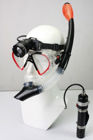Xeccon Nemo Kit (XM-L2 T6) Профессиональный подводный фонарь с креплением на голову и руку